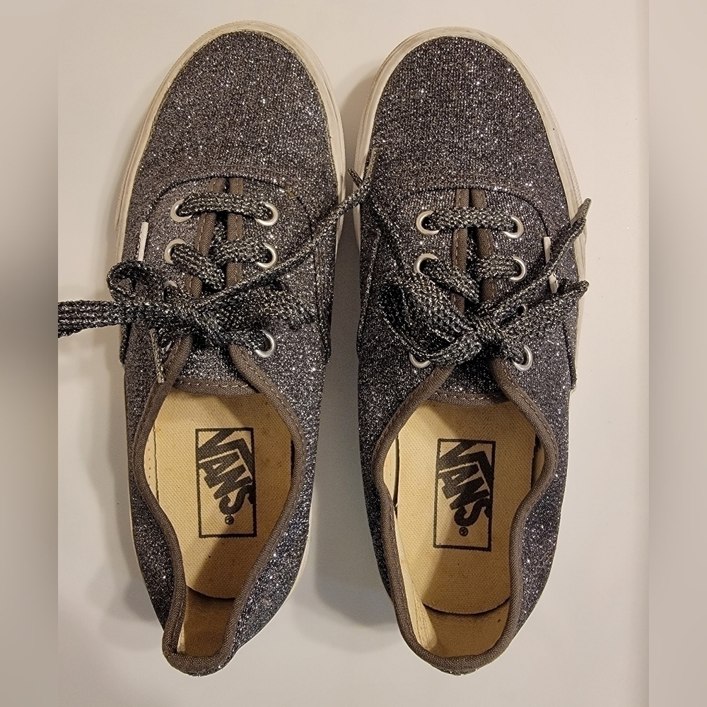 Vans Ladies Lurex Glitter Sneakers